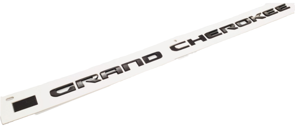 JEEP GRAND CHEROKEE WL 2021 - NAPIS DRZWI EMBLEMAT CZARNY POŁYSK _ 68524488AA _ 68524489AA